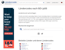 Tablet Screenshot of laendercode.net